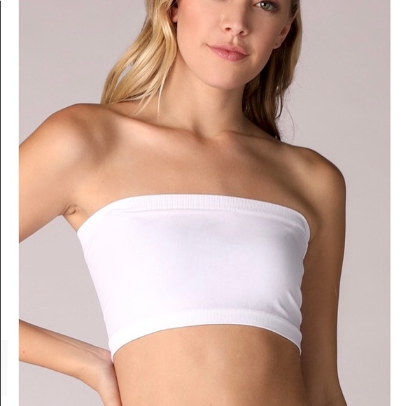 - Nikibiki Bandeau Top- White - Picture 2 of 2